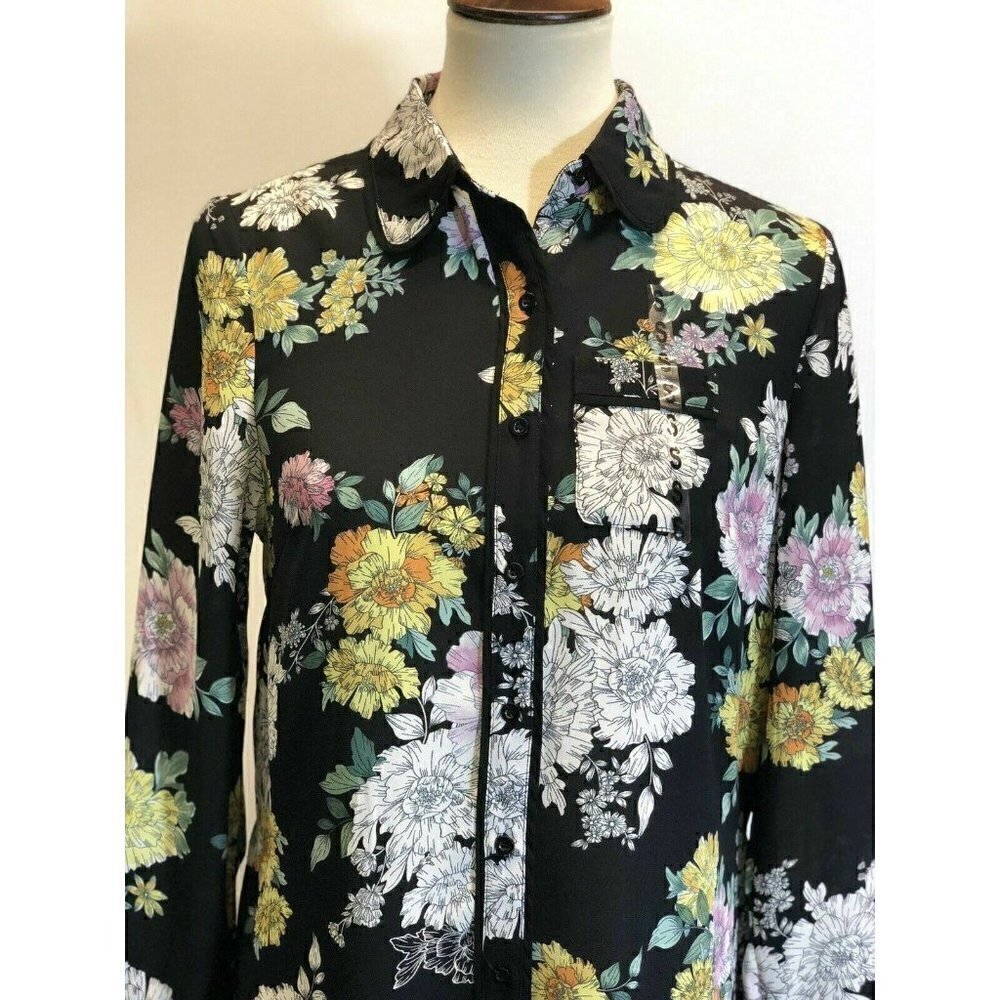 Maison Jules Womens Multicolor Floral-Dress S - Picture 10 of 12